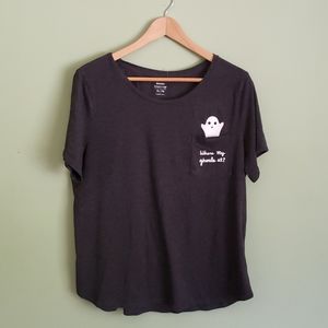 Cute large 'where my ghouls at?'t shirt